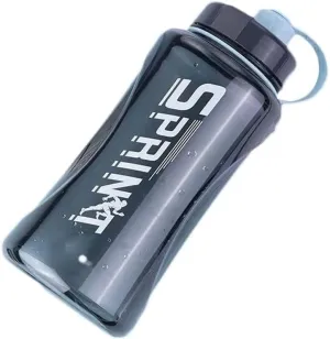 Refillable Water Bottles 2Pcs Large Water Bottle With Filter And Handle, Sports Water Bottles Drop-Proof Drinking Bottles For Outdoor 1200ml/40oz Sports Water Bottle (Color : Blue*2)