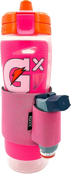 Rescue Inhaler Water Bottle Sleeve (Pink)