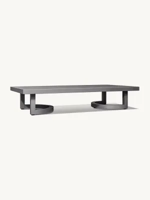 RH Portofino Aluminum Rectangular Coffee Table