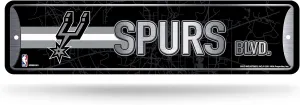 Rico Industries NBA Metal Street Sign Metal Street Sign 4" x 15" Home Décor - Bedroom - Office - Man Cave