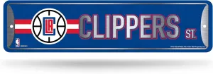 Rico Industries NBA Metal Street Sign Metal Street Sign 4" x 15" Home Décor - Bedroom - Office - Man Cave