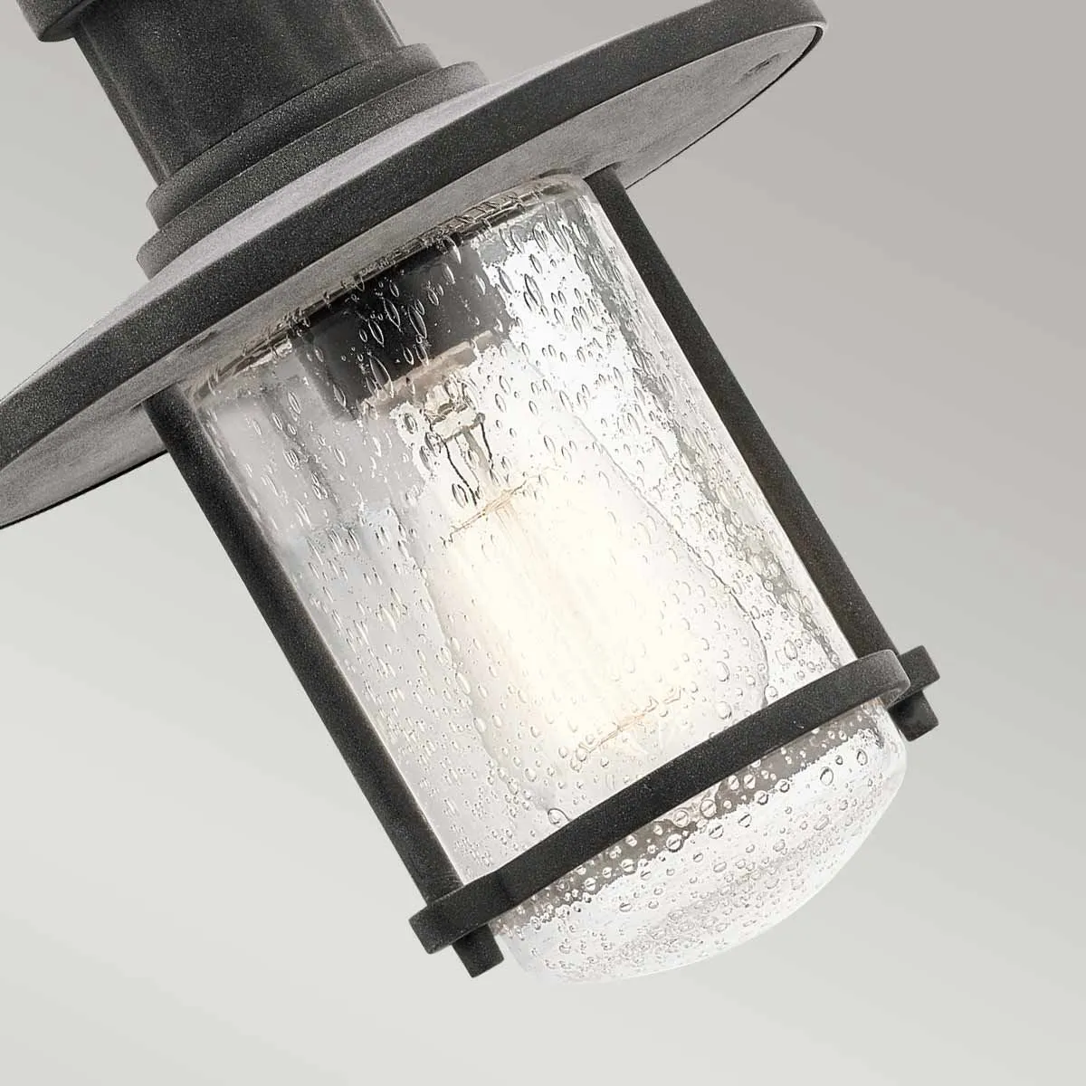 Riverwood 8" Chain Lantern | Weathered Zinc