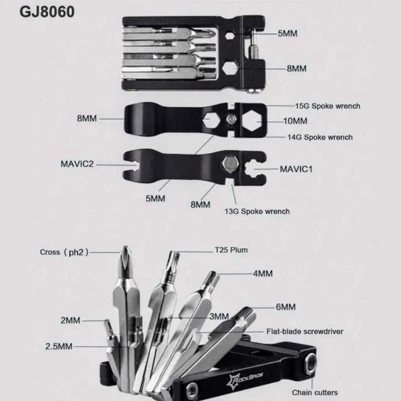 RockBros Compact Multi-Tool 20 in 1