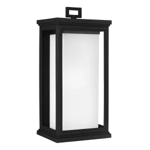 Roscoe 1 Light Large Wall Lantern | Textured Black