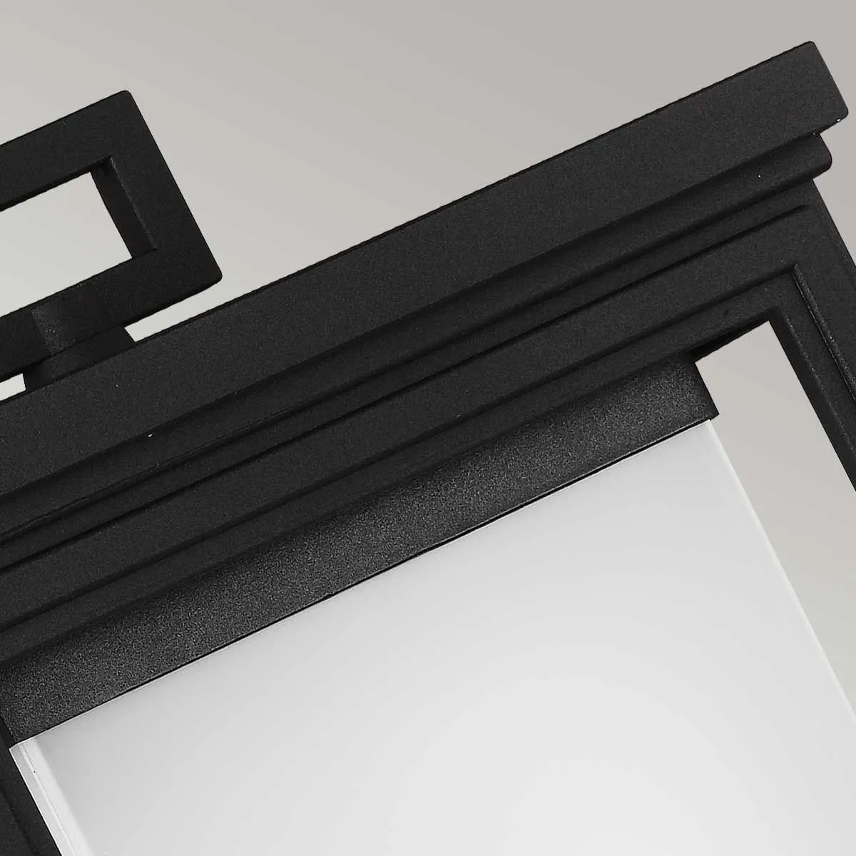 Roscoe 1 Light Large Wall Lantern | Textured Black