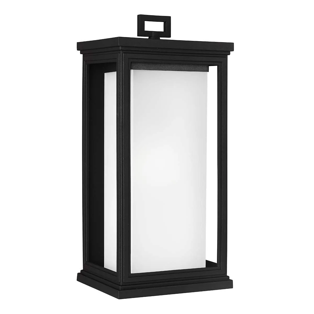 Roscoe 1 Light Large Wall Lantern | Textured Black