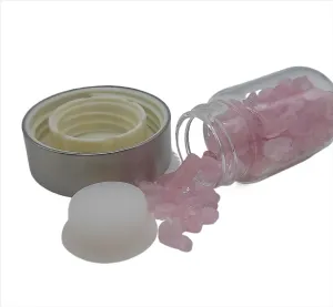 Rose Quartz Gemstones Energy Water Bottle