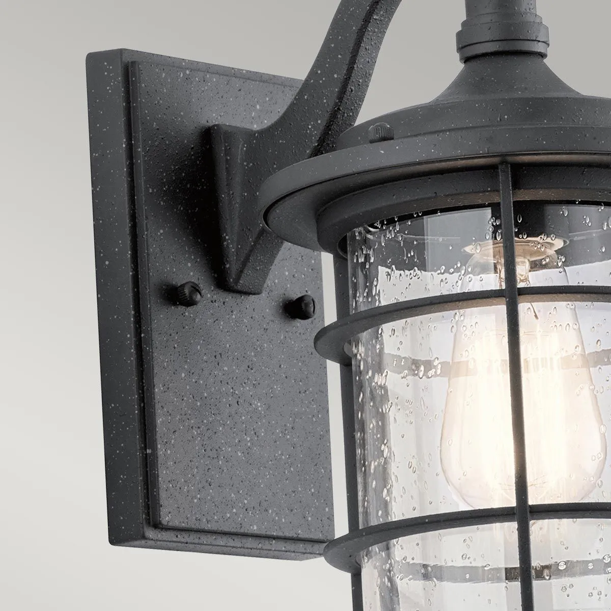 Royal Marine 1 Light Small Wall Lantern | Distressed Black