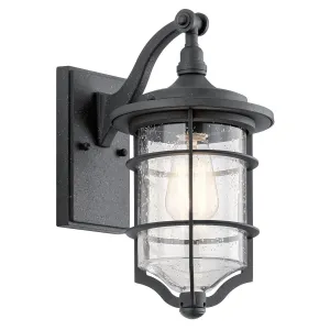 Royal Marine 1 Light Small Wall Lantern | Distressed Black