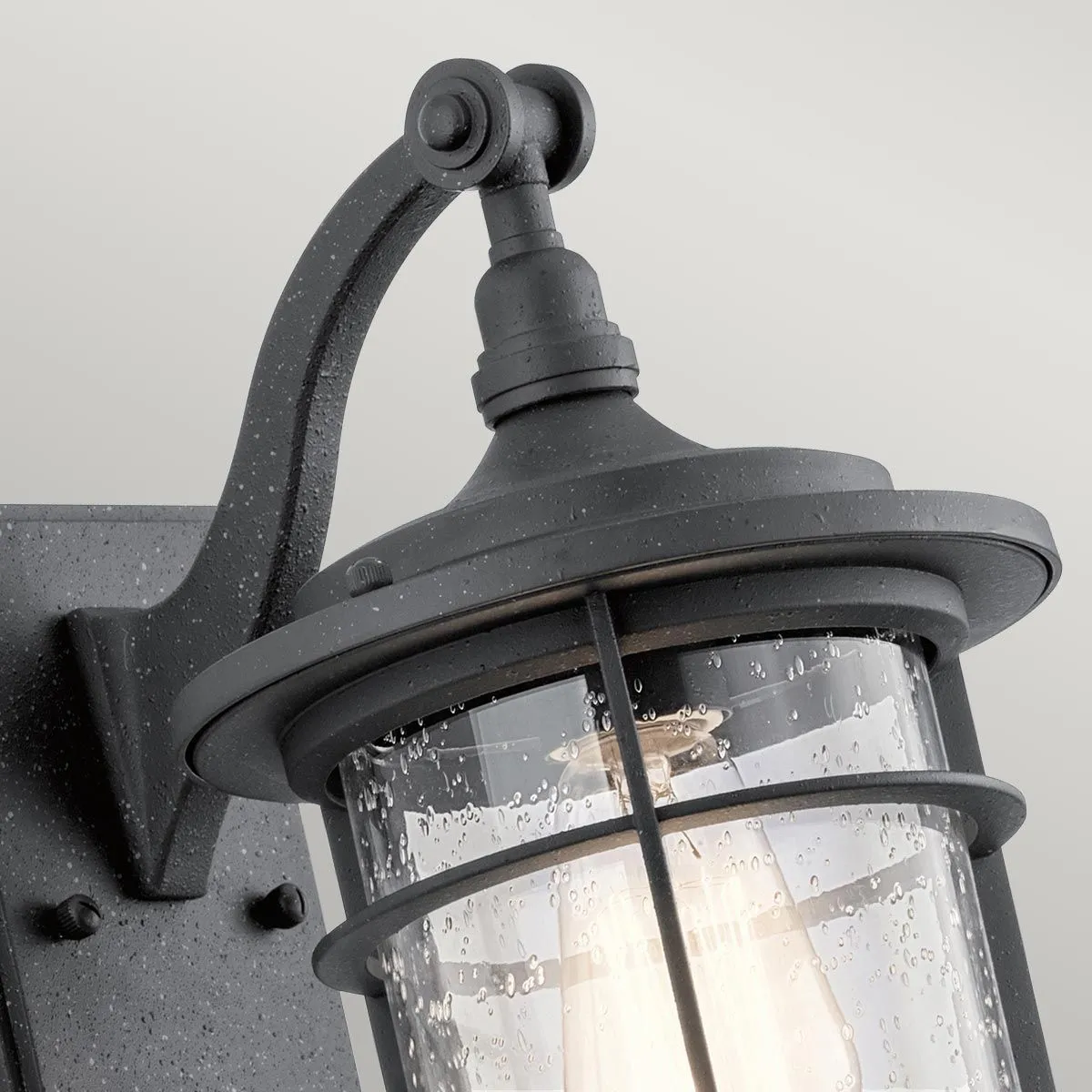 Royal Marine 1 Light Small Wall Lantern | Distressed Black