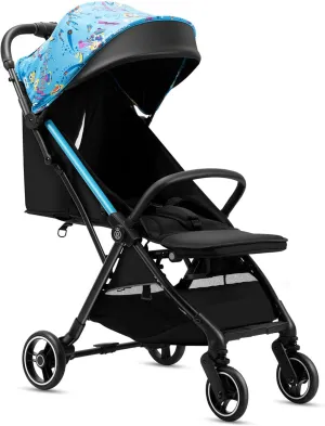 Royalbaby Lightweight Baby Stroller with Compact Fold, Toddler Travel Stroller for Airplane Friendly, Infant Umbrella Stroller with Oversized Canopy with Sun Visor