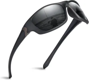 RUNCL Polarized Sports Sunglasses Billy, Fishing Sunglasses UV400 - Ultralight Floating TAC Lens, Anti-seawater Coating