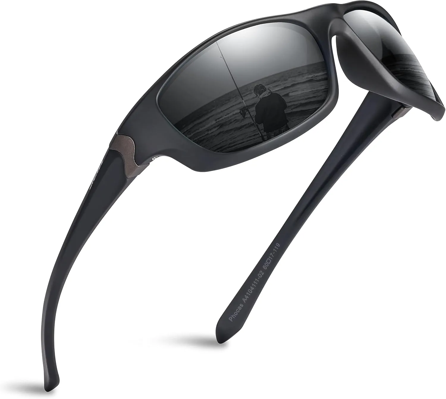 RUNCL Polarized Sports Sunglasses Billy, Fishing Sunglasses UV400 - Ultralight Floating TAC Lens, Anti-seawater Coating