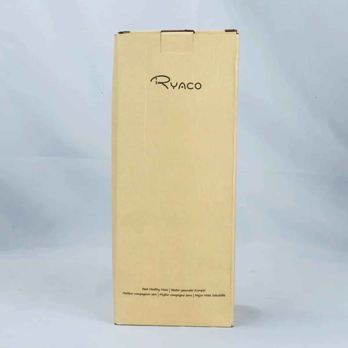 Ryaco Borosilicate Glass Water Bottle 1000ml/1L BPA-Free Leak Proof Ideal for School Home Office Travel Sport Yoga Gym Hot Cold Drinks with Portable Neoprene Carrying Sleeve and Sponge Brush
