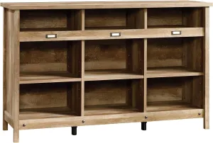 Sauder Adept Storage Credenza, Multi-Purpose Organization, Storage Credenza - Craftsman Oak Finish