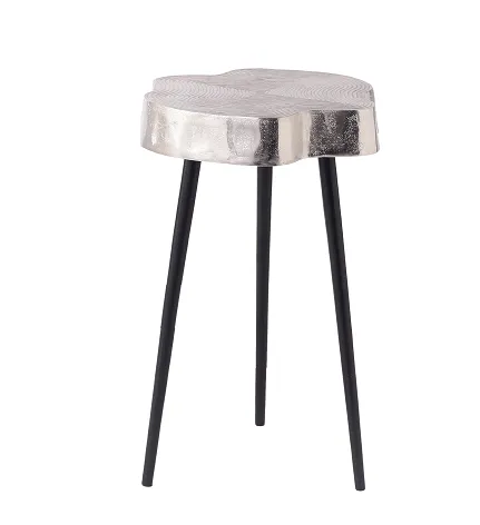 Sawed Log Table Silver