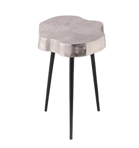 Sawed Log Table Silver
