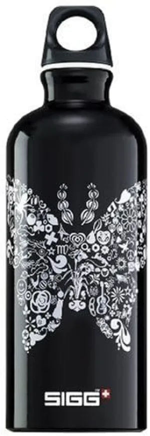 Sigg Design Water Bottle (0.6-Liters, Butterfly Night)