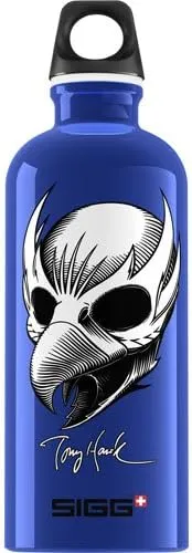 Sigg Water Bottle - Tony Hawk Birdman Blue - .6 Liters