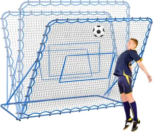 Soccer Rebounder Net, Quick-Switch Angle Soccer Training for Control, Passing Practice, Easy Setup Rebounder Gifts Aids & Equipment for Kids,Teens & Adults