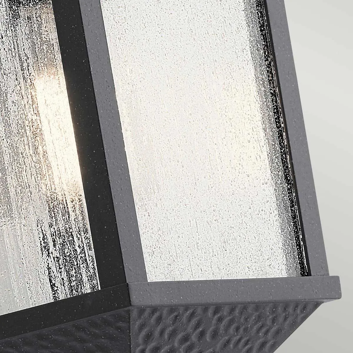 Springfield 1 Light Small Wall Lantern | Distressed Black
