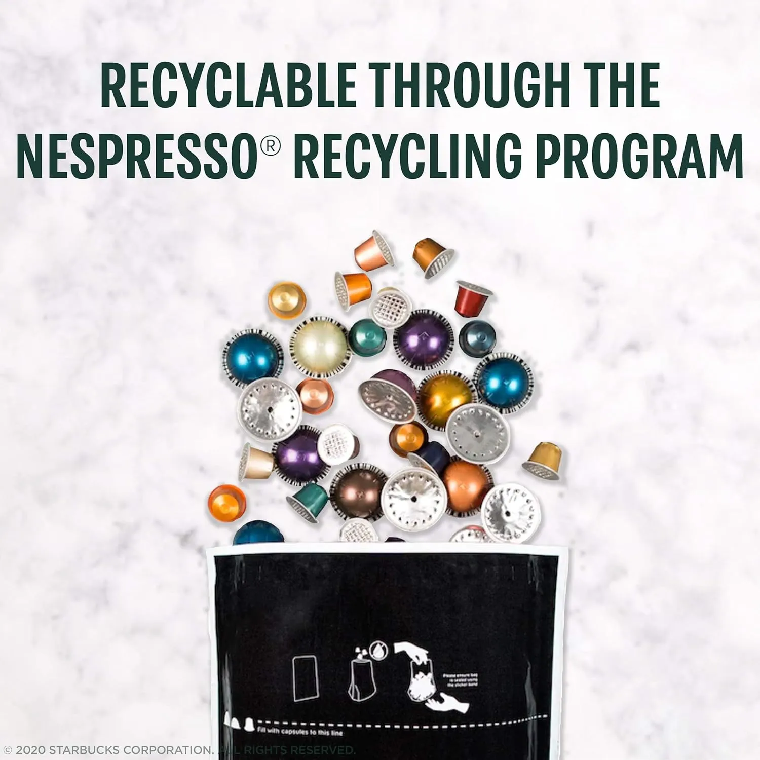 Starbucks by Nespresso Vertuo, Dark Roast Variety Pack Coffee, 32-count Coffee Pods, Brews 7.8 oz.