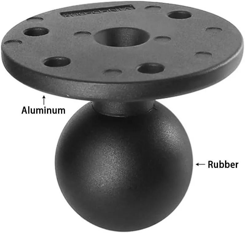 Strg 2.25'' Ball Mount with AMPS Round Plate, Ball Mount Base Compatible with RAM and 2.25" D Size Double Socket Arm from Arkon, iBolt and Tackform Enterprise Series
