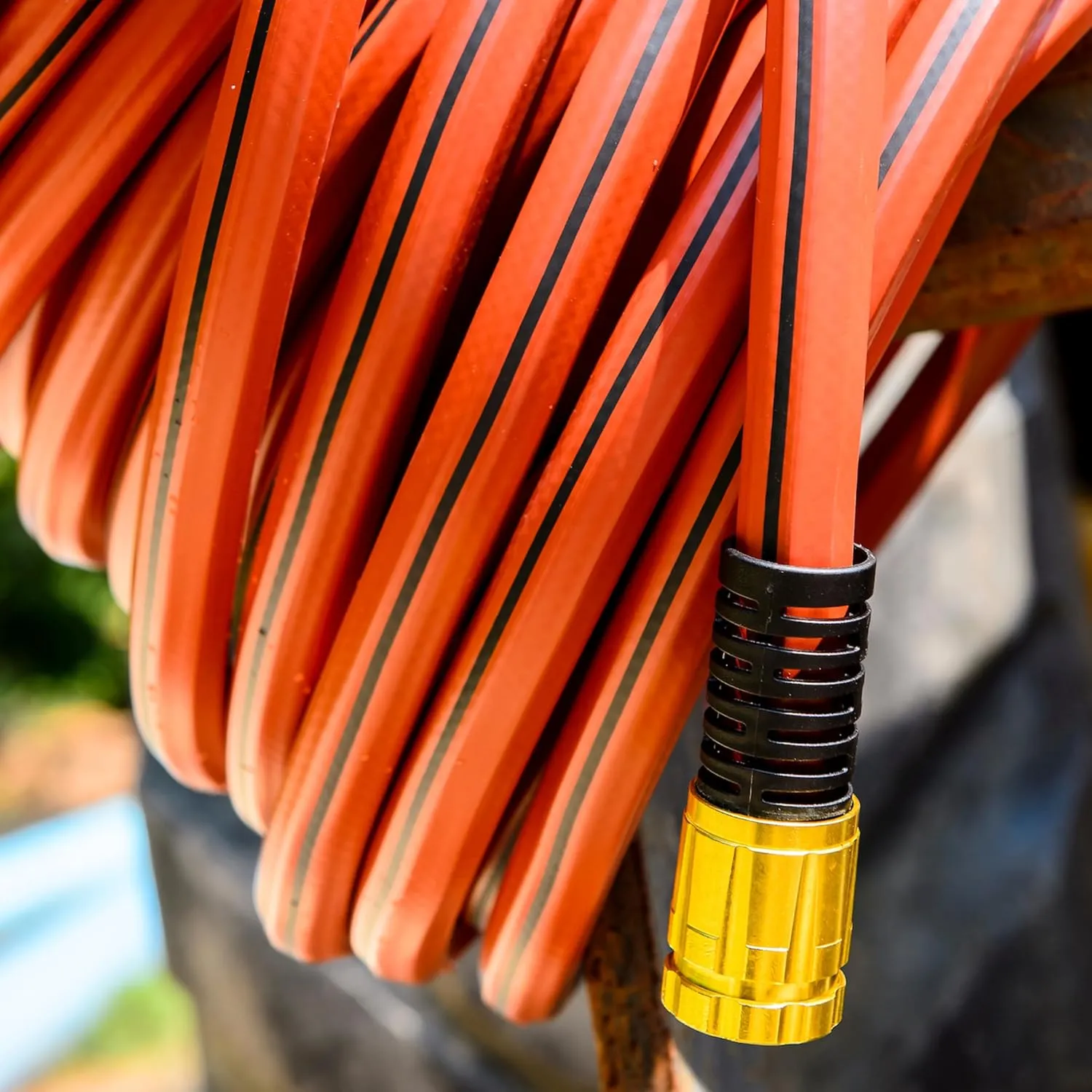 Swan Products ELCF58050 Element ContractorFARM Professional and Agricultural Water Hose 50' x 5/8", Red