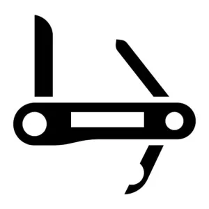Swiss Army knife Glyph Icon