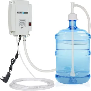 TDRFORCE Bottled Water System with singel water inlet Bottled Water Dispenser one Tube for Refrigerator Ice-Maker Coffee Brewer 3.8L