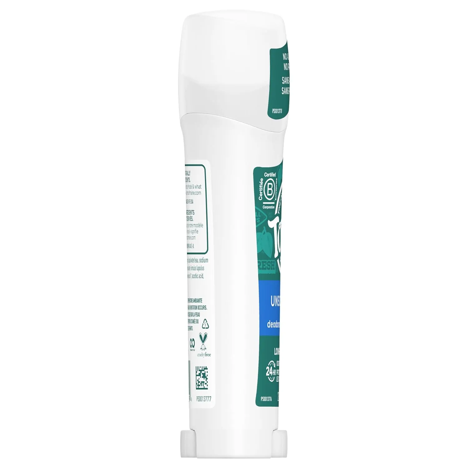Tom's of Maine Long-Lasting Aluminum-Free Natural Deodorant for Women, Unscented, 2.25 oz. 3-Pack (Packaging May Vary)