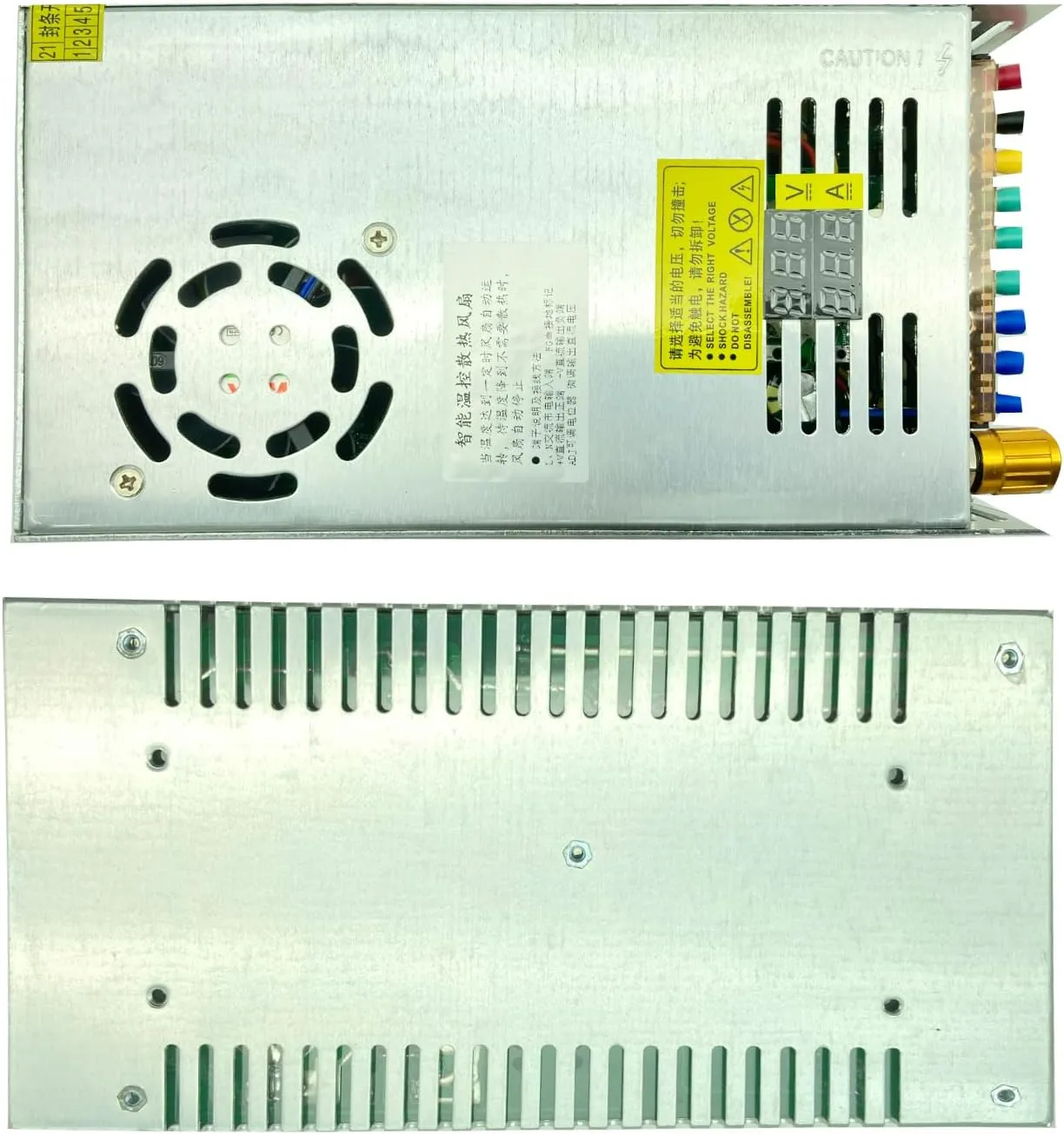 Transformer AC-DC 0-36V Adjustable 15A540W Current-Voltage Dual Digital Display DC Regulated Switching Power Supply Adapt to DC Speed Control Motor, 3Dprinter System
