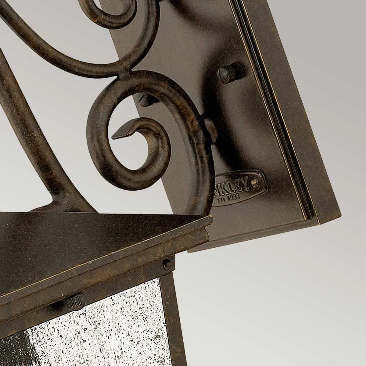 Trellis 1 Light Small Wall Lantern | Regency Bronze
