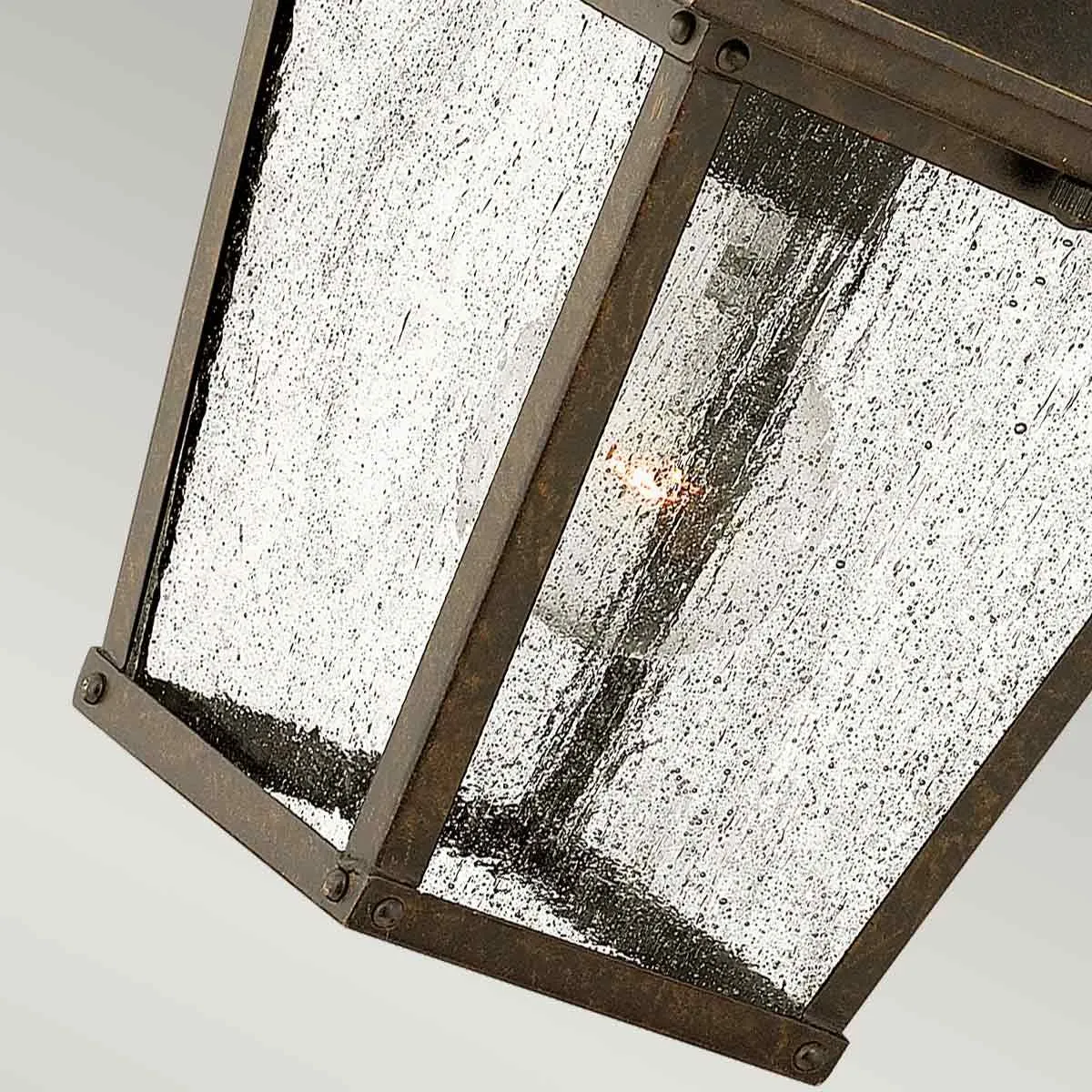 Trellis 1 Light Small Wall Lantern | Regency Bronze