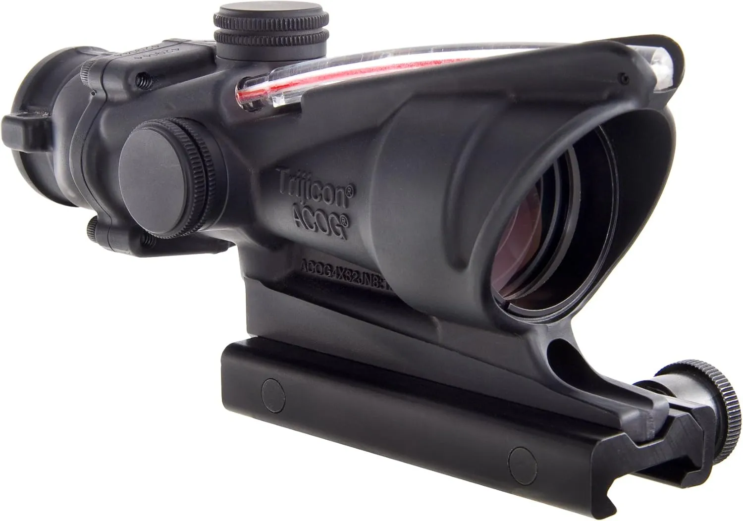 Trijicon ACOG 4 X 32 Scope Dual Illuminated Horseshoe Dot .223 Ballistic Reticle, Red