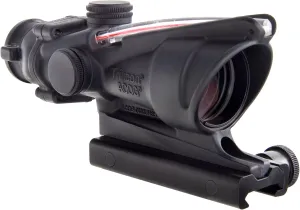 Trijicon ACOG 4 X 32 Scope Dual Illuminated Horseshoe Dot .223 Ballistic Reticle, Red