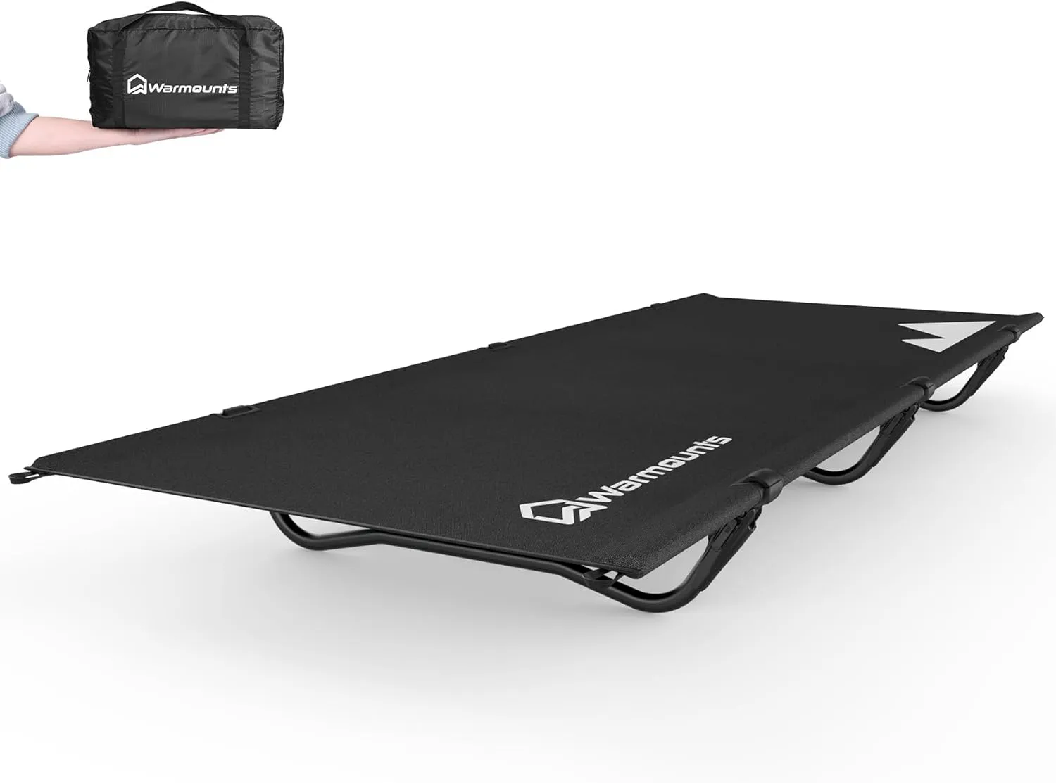 Ultralight Compact Camping Cot Pro, 3rd Generation FullGuard Lock Structure for 30s Setup, 30″ Wide Surface, Support 330lbs, Folding Backpacking Cot w/Storage Bag for Outdoor, Oxford