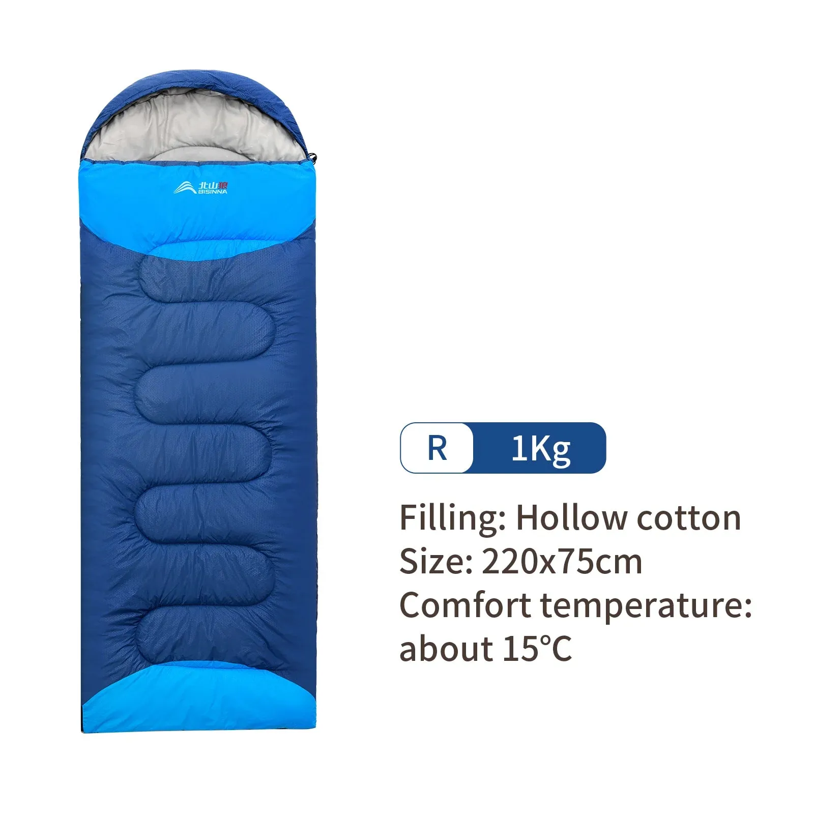 Ultralight Waterproof 4 Season Warm Envelope Sleeping Bag for Camping, Traveling, and Hiking