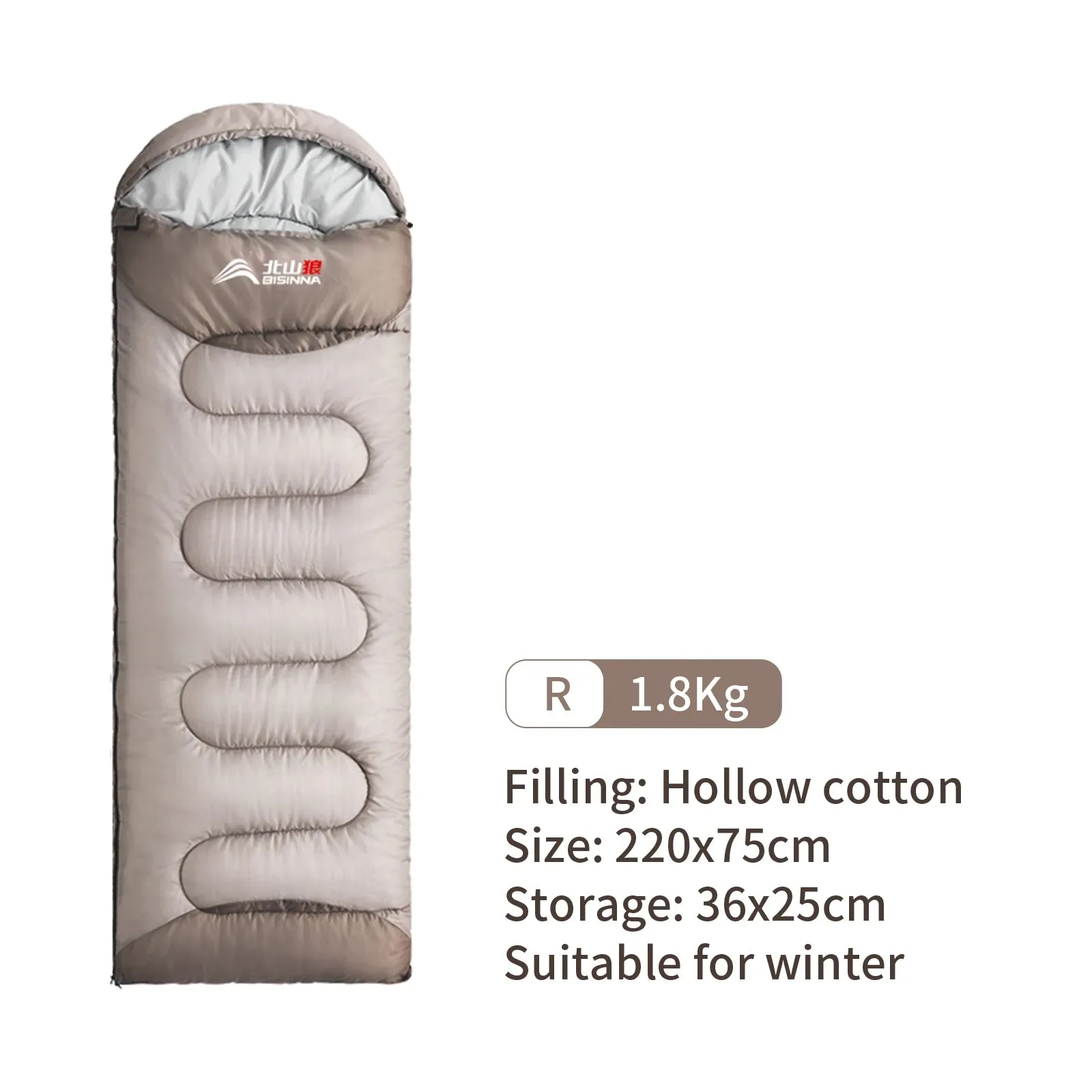 Ultralight Waterproof 4 Season Warm Envelope Sleeping Bag for Camping, Traveling, and Hiking