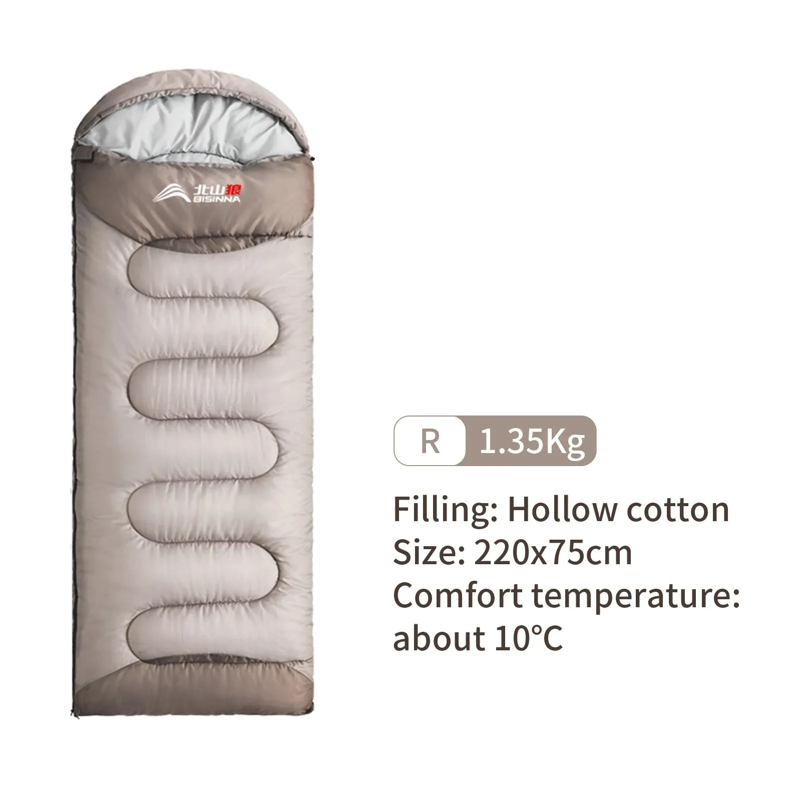 Ultralight Waterproof 4 Season Warm Envelope Sleeping Bag for Camping, Traveling, and Hiking