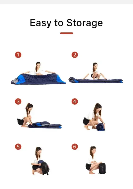 Ultralight Waterproof Winter Warm Envelope Sleeping Bag