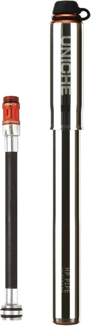 UNICHE Tech High Pressure HP 140 PSI Portable Road Bike Pump Dual Head Fits Presta and Schrader Valve- Large