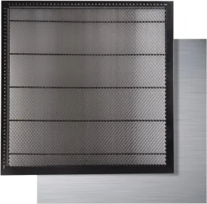 VAIDPRO Honeycomb Laser Bed 500mm X 500mm, The Soulmate for Laser Engraver, Honeycomb Working Table Honeycomb Panel for Fast Heat Dissipation and Desktop-Protecting, with Aluminum Plate