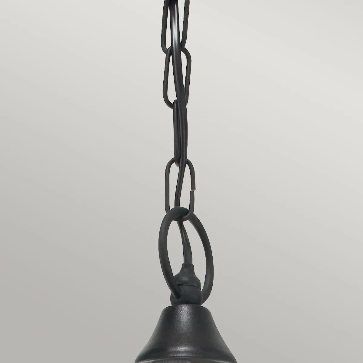 Valencia 1 Light Chain Lantern | Black