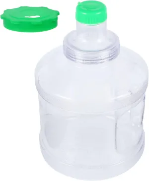 VICASKY Transparent Water Bucket Portable Water Holder with Lid for Camping Hiking and Outdoor Activities Sturdy and Reusable Material Easy to Check Water Level