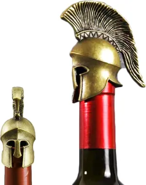 Warrior Helmet Wine Bottle Stopper for Bar Bartender Men and Women,Thanksgiving,Hallowmas,Christmas