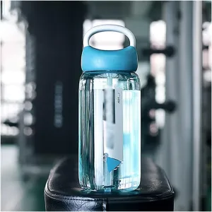 Water Jug Water Bottles with Straw Sports Water Bottle Plastic Water Bottles for Camping Hiking Travel Sports Outdoors Sport Bottle (Capacity : 1500ml, Color : Blue)