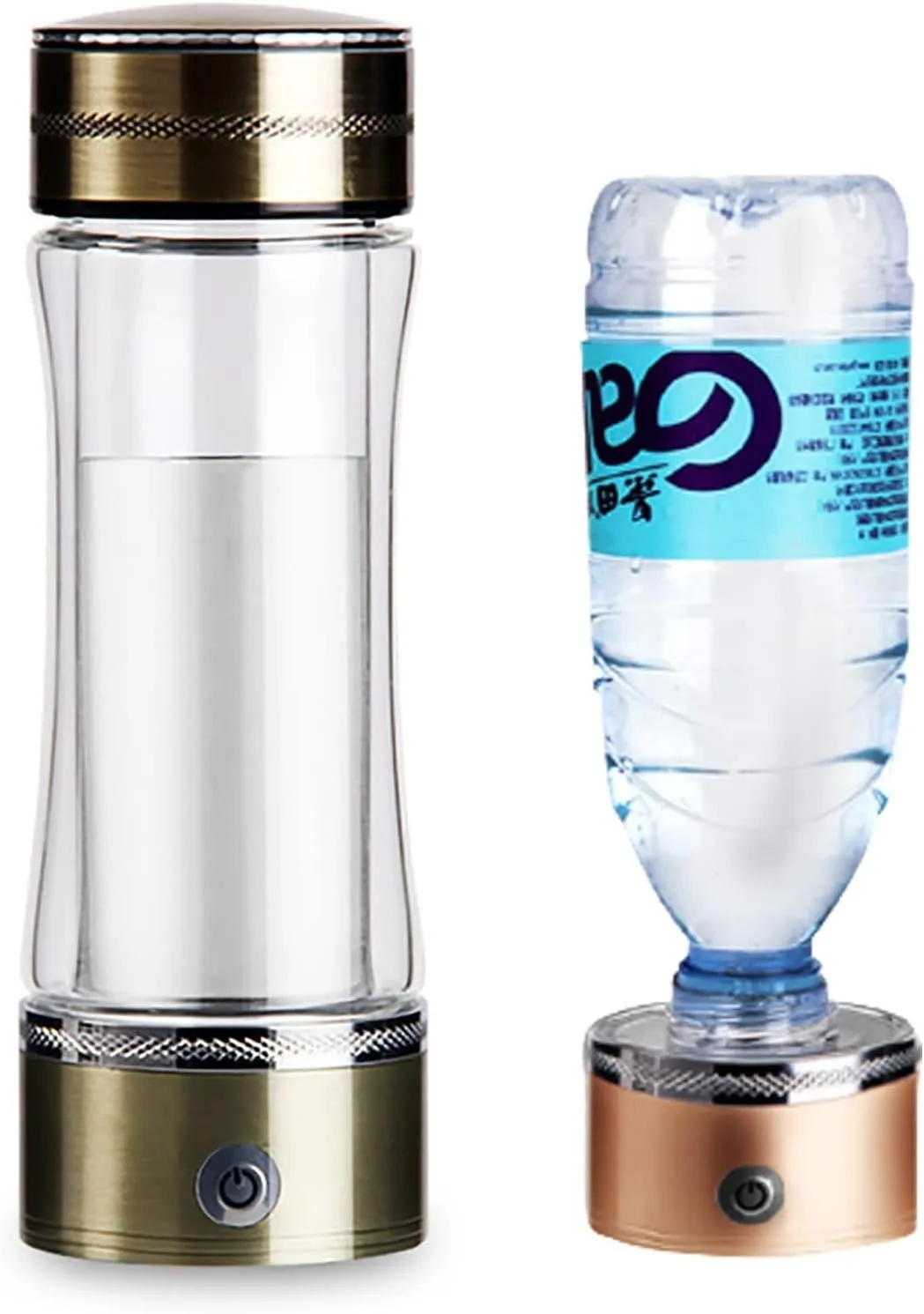 Water Purifiers, Hydrogen Rich Water Bottle Hydrogen Alkaline Water Generator Ionizer USB Rechargeable Portable SPE/PEM Technology 3-Min Make Hydrogen Content Up to 1200-1600 PPB High Concentration