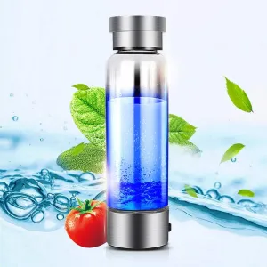 Water Purifiers, Hydrogen Water Generator Water Bottle Ionizer Water Purifier Separate Water Filter H2 and O2 Pure PEM Technology Hydrogen Water Bottle Glass,Luxurious
