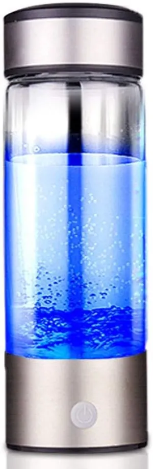 Water Purifiers, Hydrogen Water Generator Water Bottle Ionizer Water Purifier Separate Water Filter H2 and O2 Pure PEM Technology Hydrogen Water Bottle Glass,Simple